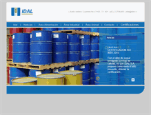 Tablet Screenshot of idal.cl
